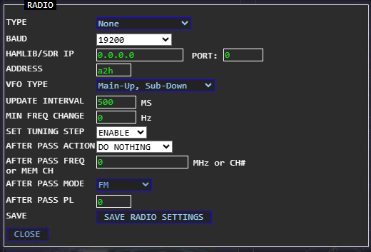 CSN S.A.T disable radio Screenshot