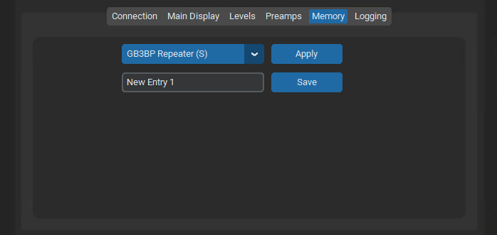 Memory Tab Screenshot