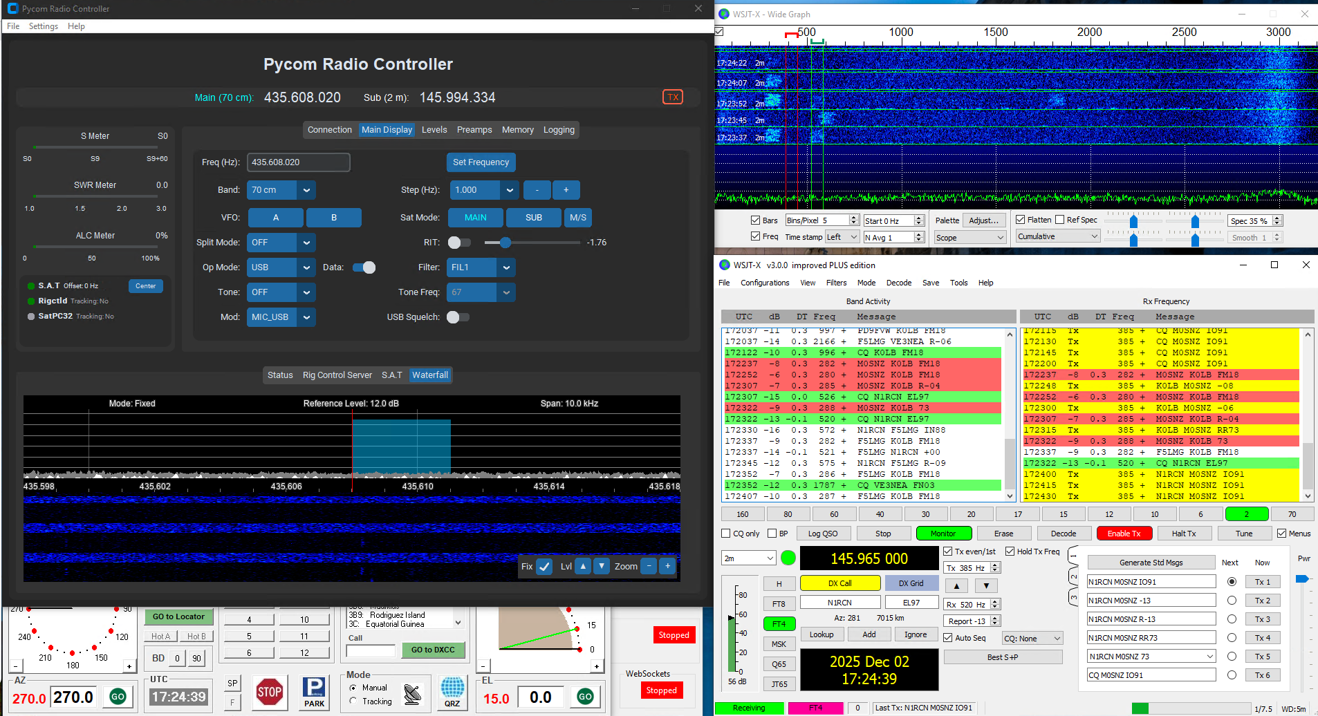 WSJT-X FT4 example Screenshot
