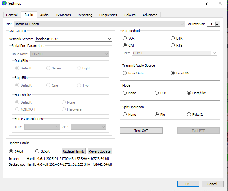 WSJT-X Configuration Screenshot